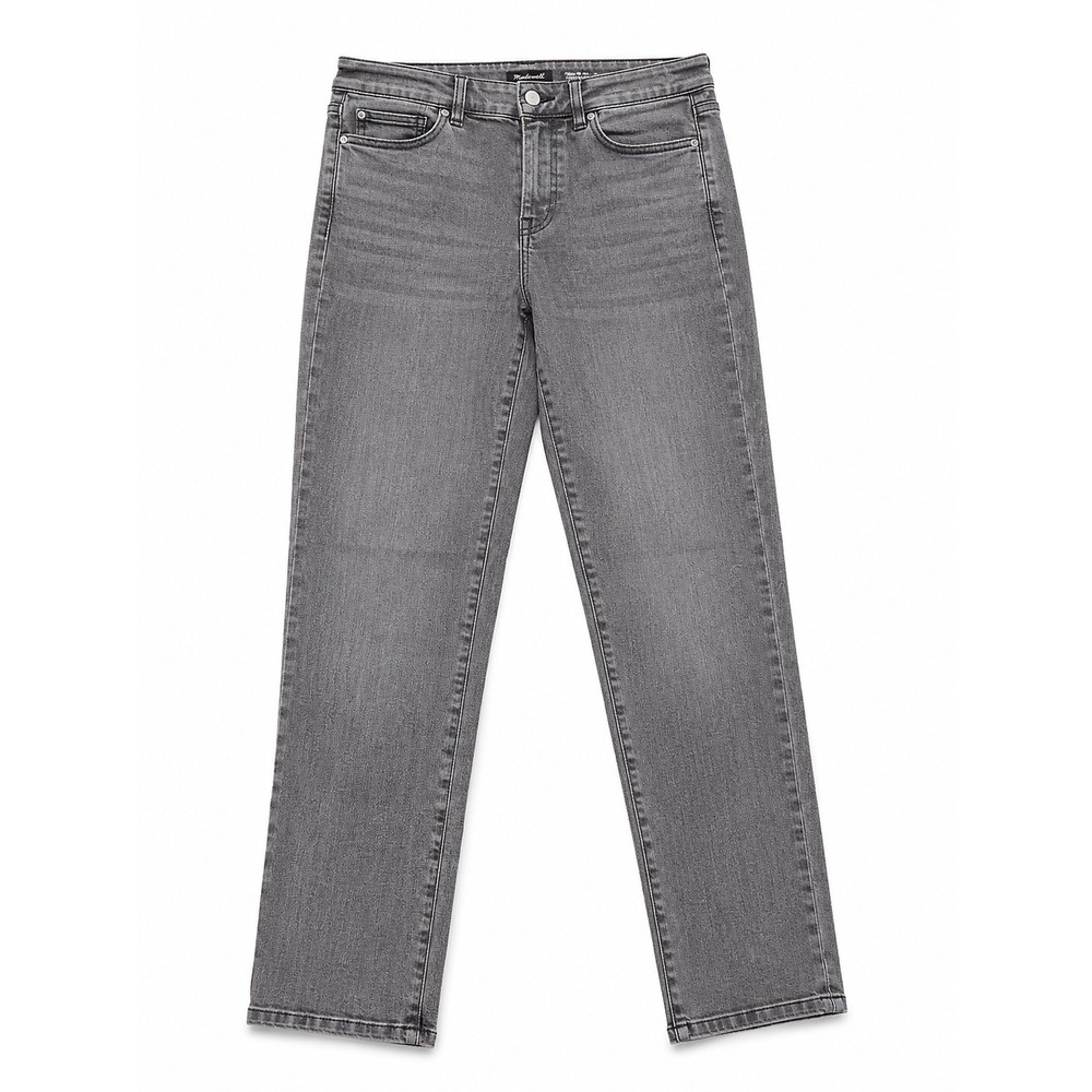 J. Jill Denim Boyfriend Straight Leg Ankle Jeans Faded Black Size 6‎